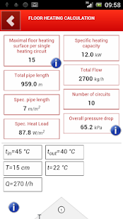 HERZ FBH - Floor Heating Calc