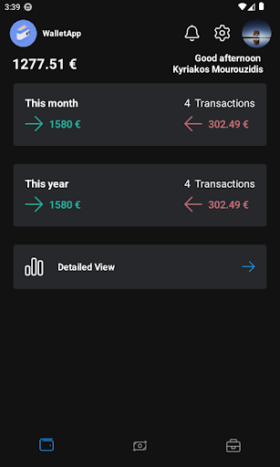 WalletApp Screen 3