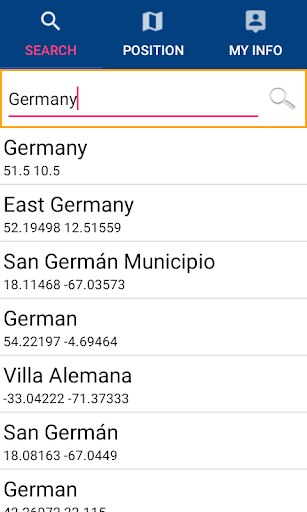 German Rivers GPS Charts Screen 2