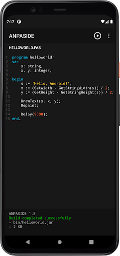 Android application ANPASIDE screenshort