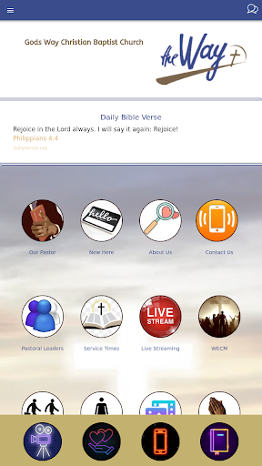 Android application God's Way Baptist Church screenshort