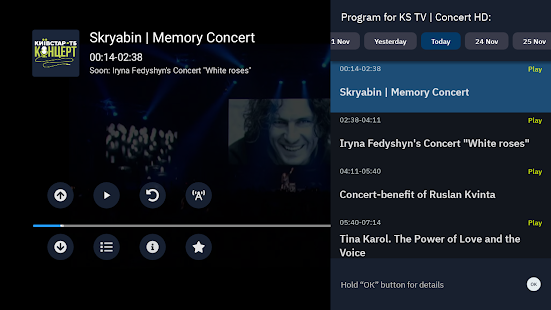 Kyivstar TV for Android TV 1.8.5 screenshots 3