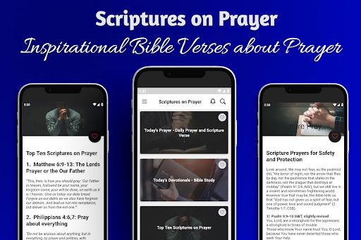 Android application Scriptures on Prayer screenshort