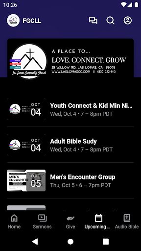 Las Lomas Community Church Screen 3