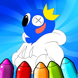 Rainbow Friends: Coloring Game icon