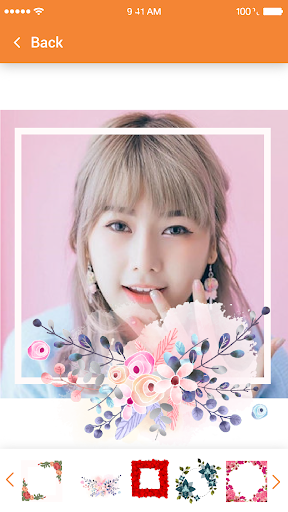 Love Flowers Frame Collage - Love Photo Collage