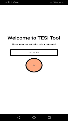 Android application Tesi Tool screenshort