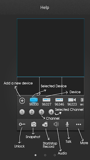 Android application MobileEyedoor+ screenshort