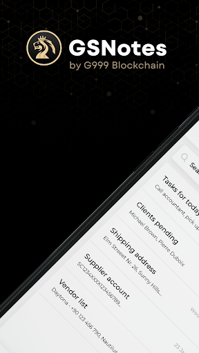 Android application GSNotes by G999 Blockchain screenshort