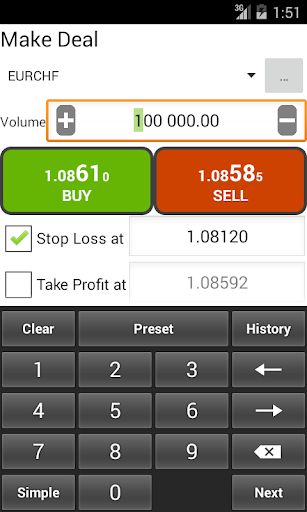 IFC Markets LTD Trading Termin Screen 3