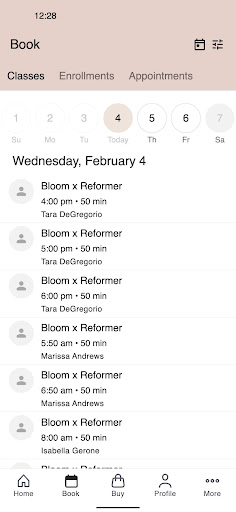 Bloom Pilates Studio LI ekran görüntüsü