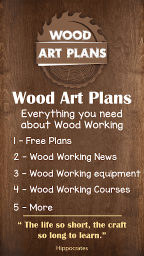 Android application Wood Art Plans screenshort