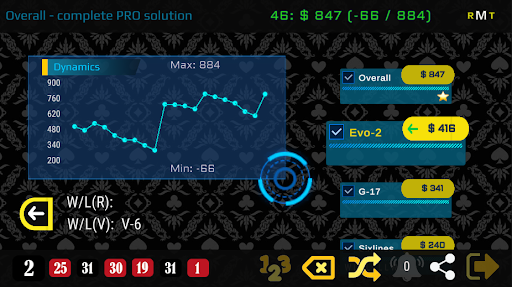 Roulette Mega Tracker (RMT) Screen 2