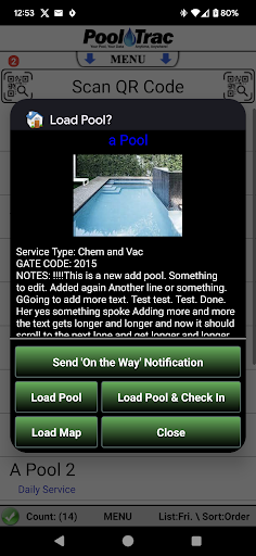 PoolTrac Pro Screen 2
