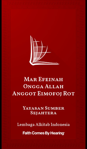 Android application Meyah Bible screenshort