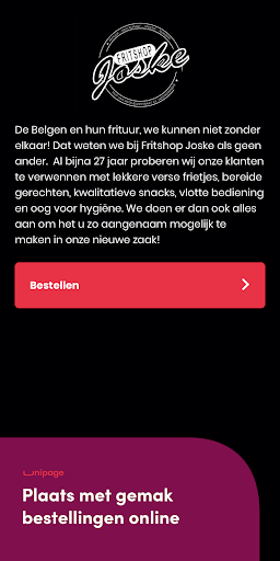 Android application Fritshop Joske screenshort