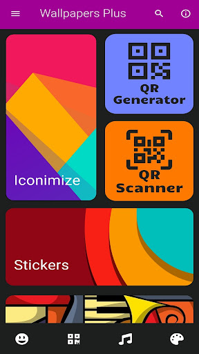 Android application Wallpapers Plus screenshort
