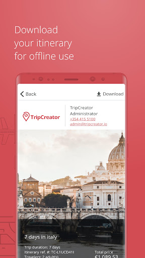 TripCreator Screen 3