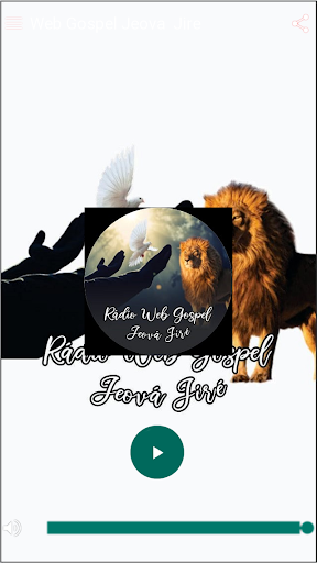 Android application Rádio Web Gospel Jeová Jirê screenshort