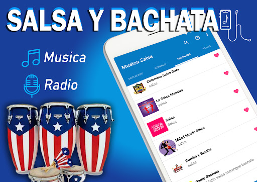 Android application Salsa y Bachata screenshort