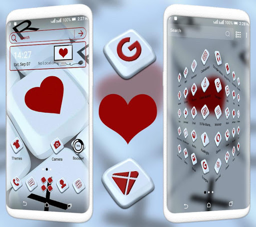 Love Keyboard Launcher Theme Screen 2