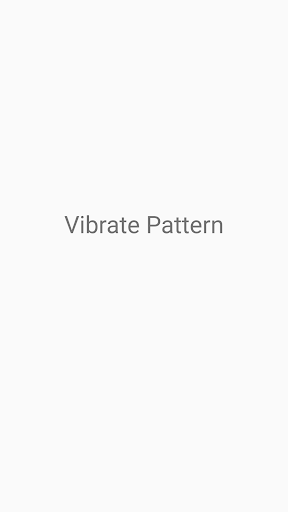 Android application Make your own vibrations. screenshort