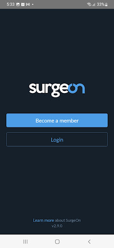 Android application SurgeOn - Surgery Unified screenshort