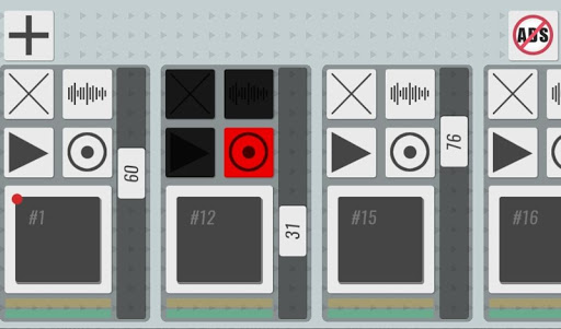Android application Pad Looper - sound loop mixing screenshort