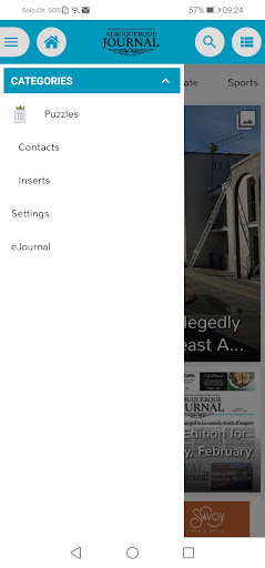 Albuquerque Journal Newspaper Screen 2