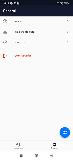 Sensei Admin Screen 2