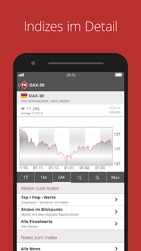 Android application FinanzNachrichten - Aktien screenshort