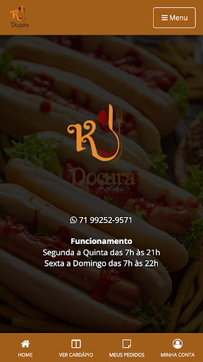 Android application K' Doçura Delicatessen screenshort