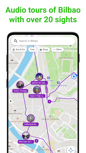 Android application Bilbao Tour Guide:SmartGuide screenshort