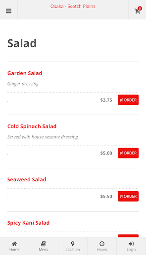 Osaka Scotch Plains Ordering Screen 3