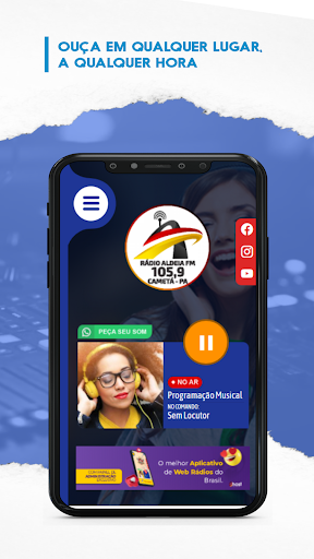 Android application Aldeia FM 105,9 screenshort