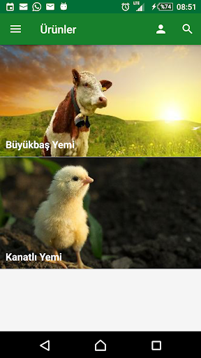 Çamlı Yem Mobil Sipariş Screen 2