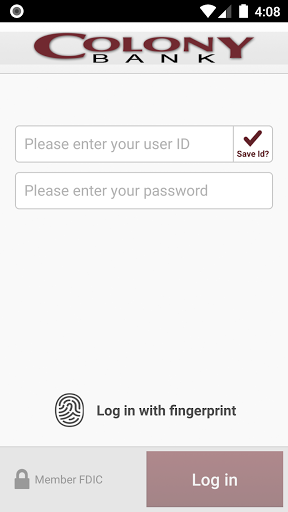 Colony Bank Business Mobile Screen 2