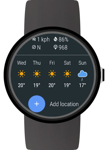Weather for Wear OS Android W