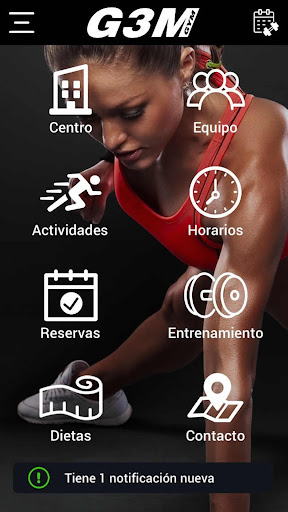 Android application GIMNASIO G3M screenshort