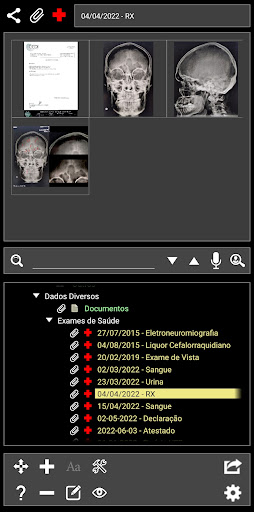 TreeBase Organizer & Database Screen 3