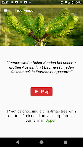 Android application TreeFinder screenshort