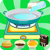 games cooking chocolate girl icon