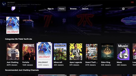 Twitch: Live Game Streaming Captura de pantalla