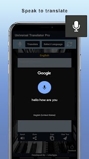 Universal Translator Pro Capture d'écran