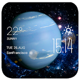 Neptune weather widget/clock icon