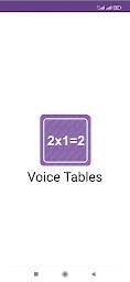 Math Voice Table for kids
