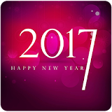 Happy New Year Top Texto 2017 icon