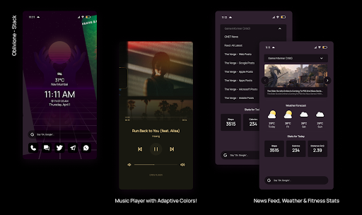 Oblivione KLWP Screen 2