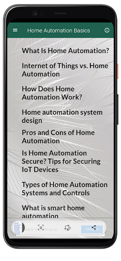 Home Automation Basics Screen 2