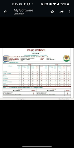 Android application Edument School Manager screenshort